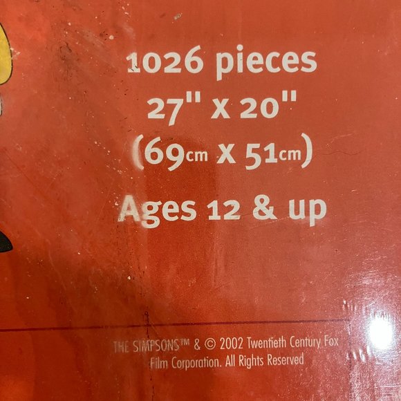 The Simpsons 1026-Piece Photomosaics Jigsaw Puzzle by Robert Silvers - 2002 Ed - Picture 4 of 5